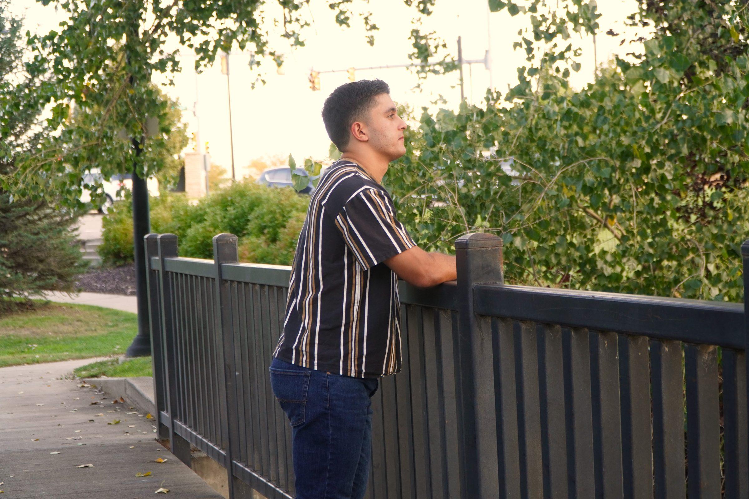 Senior portrait from Dominic's session