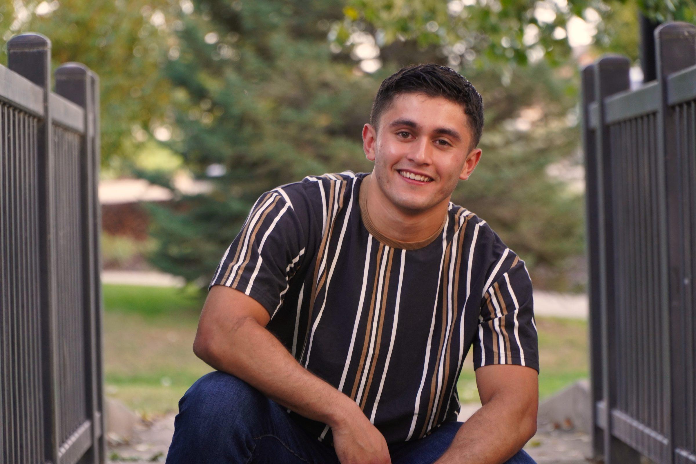 Senior portrait from Dominic's session