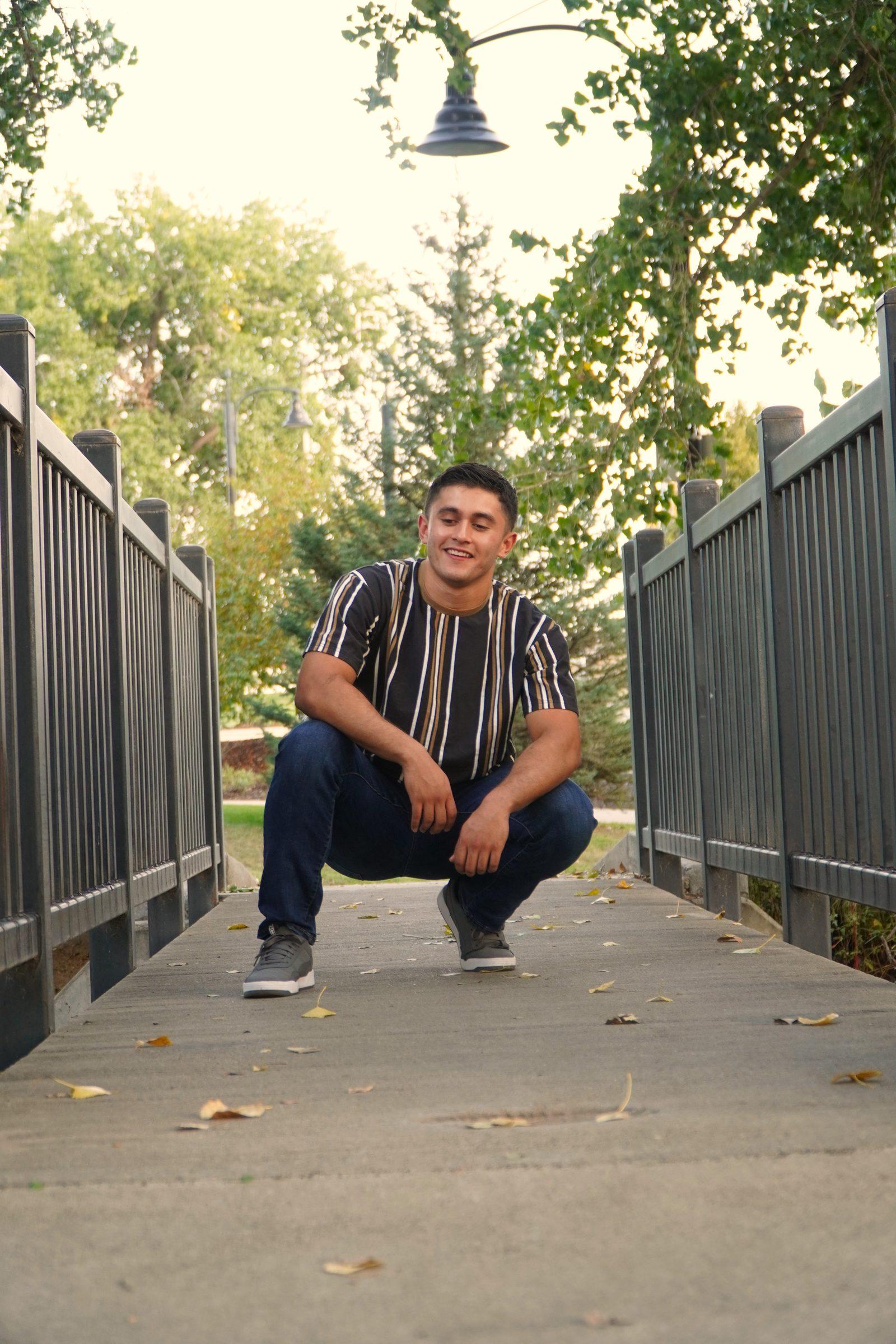 Senior portrait from Dominic's session