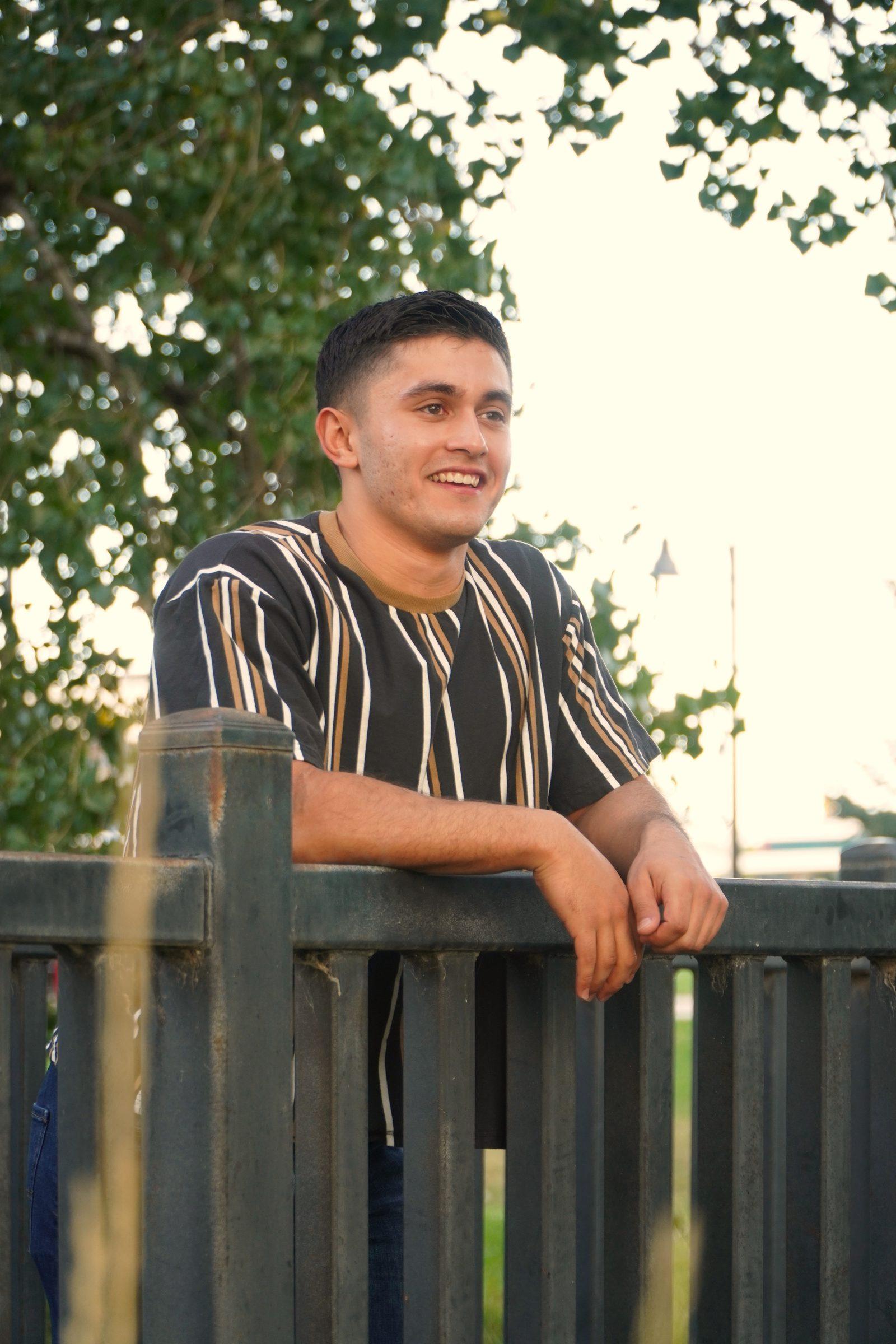 Senior portrait from Dominic's session