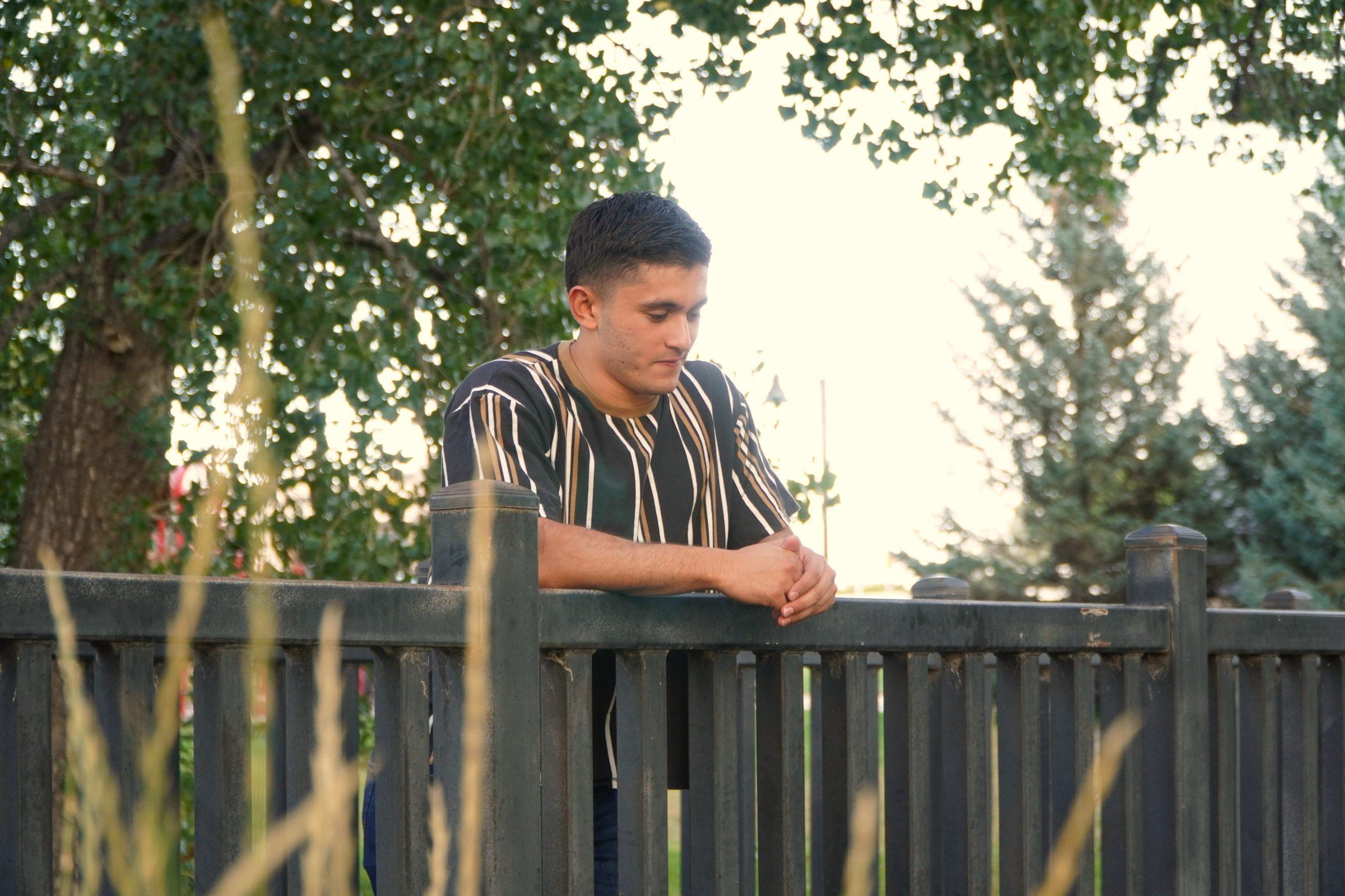 Senior portrait from Dominic's session