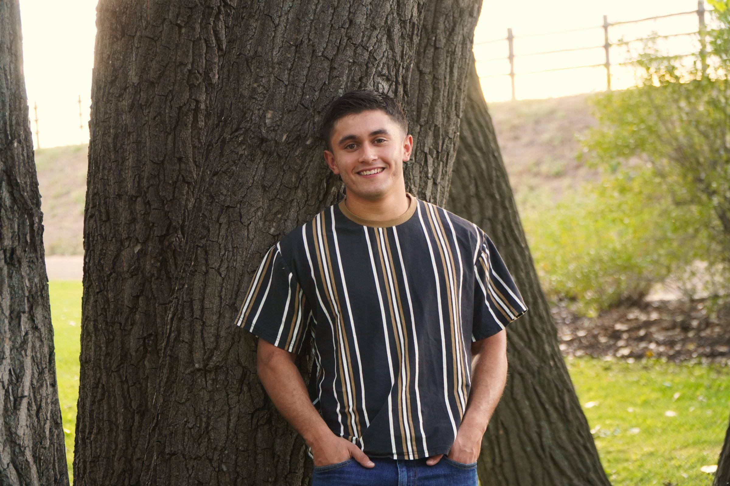 Senior portrait from Dominic's session