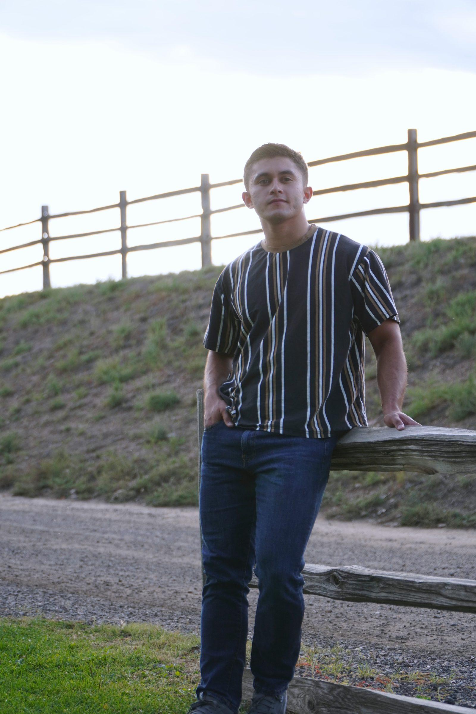 Senior portrait from Dominic's session