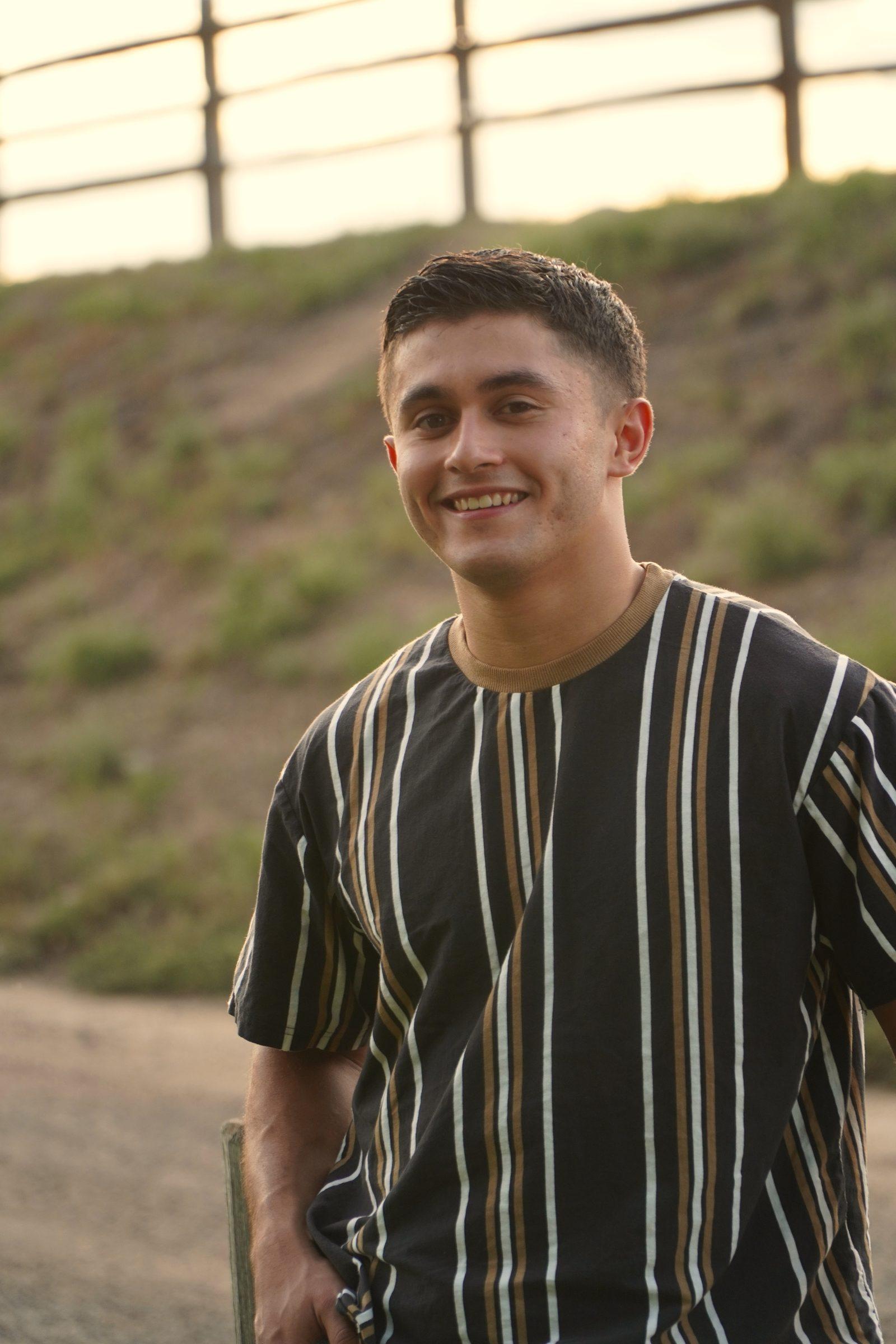 Senior portrait from Dominic's session