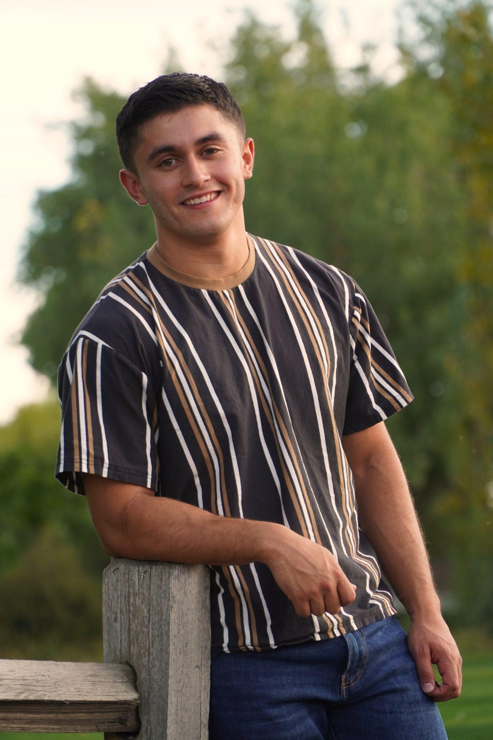 Senior portrait from Dominic's session
