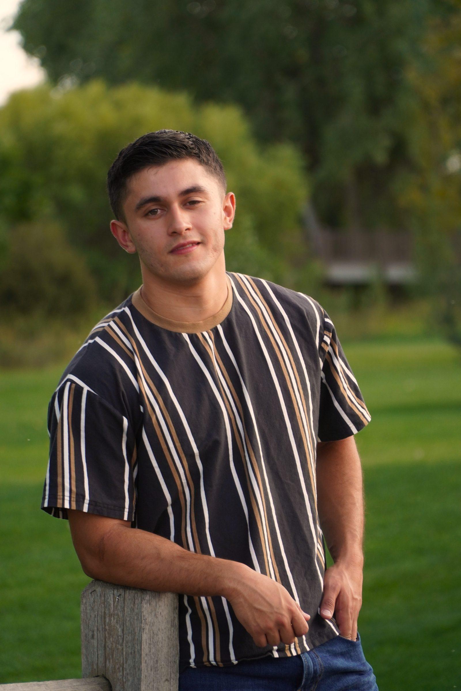 Senior portrait from Dominic's session