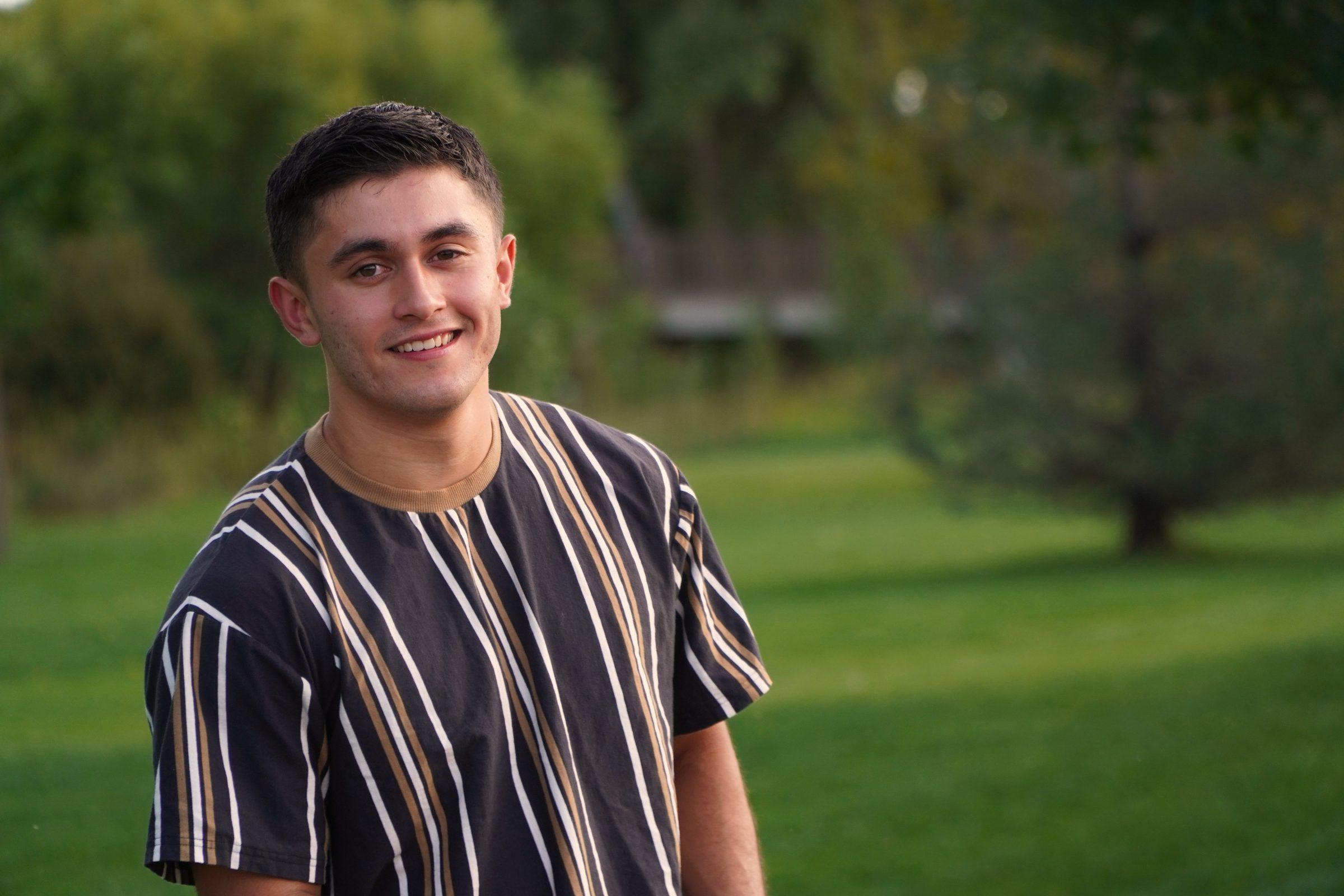 Senior portrait from Dominic's session