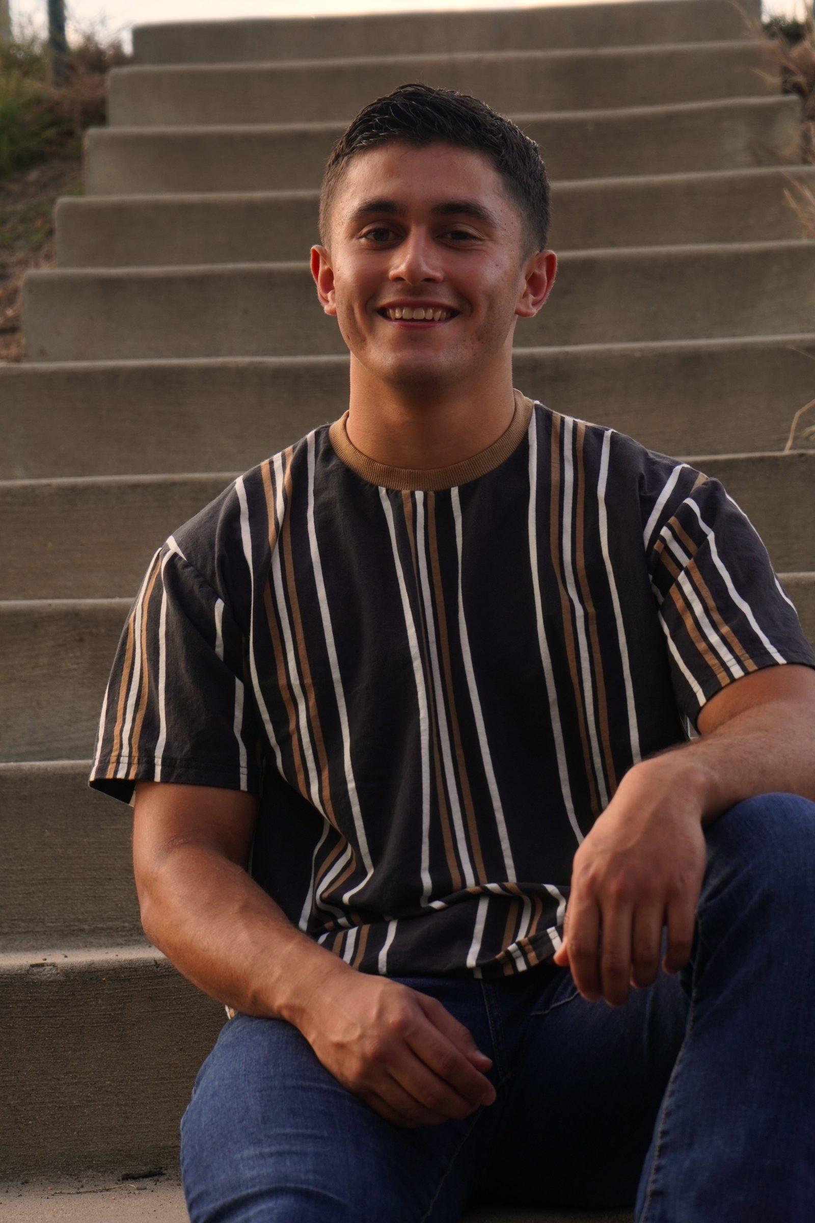 Senior portrait from Dominic's session