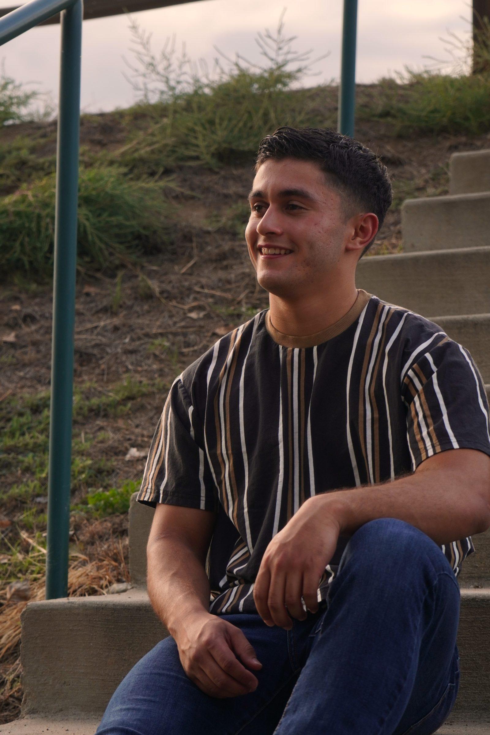 Senior portrait from Dominic's session