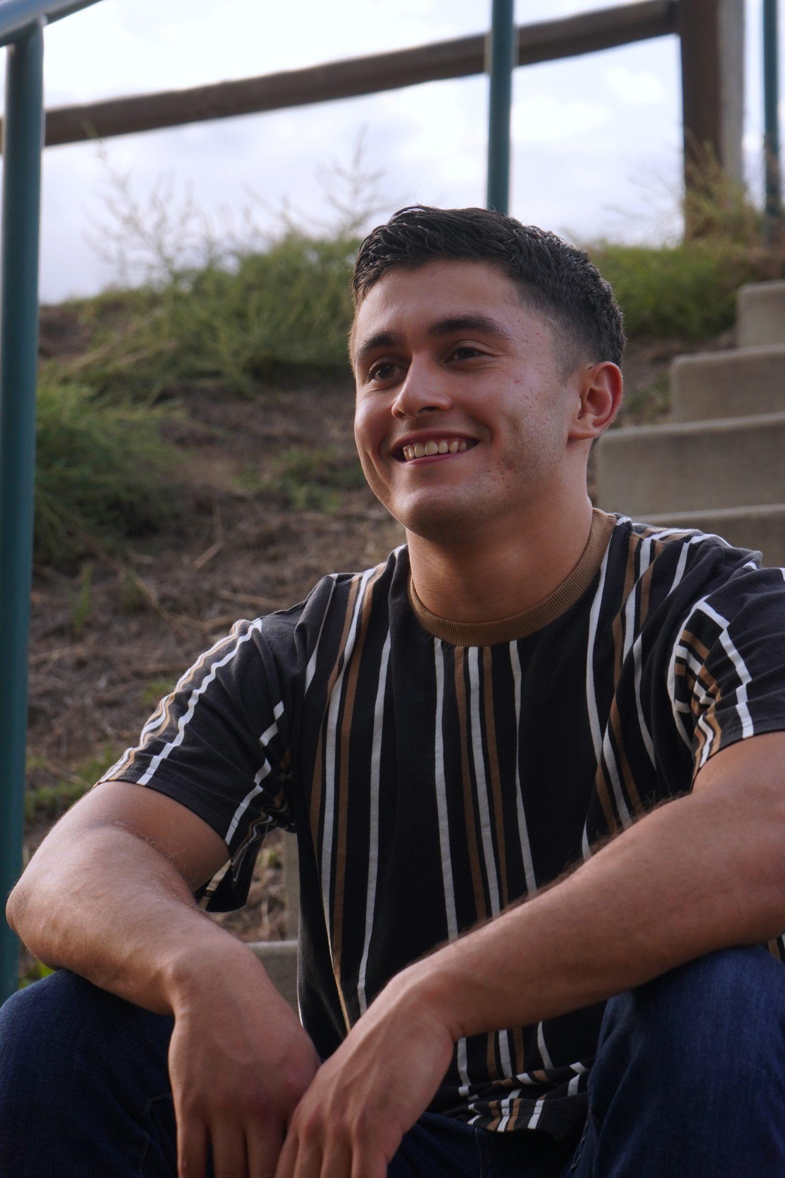Senior portrait from Dominic's session