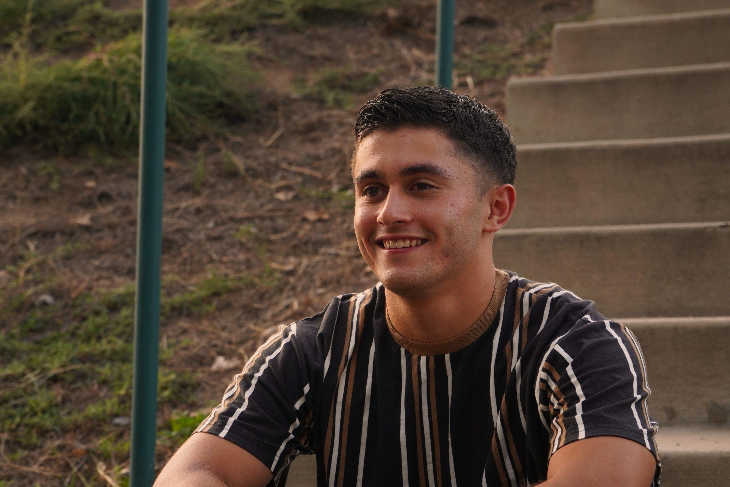 Senior portrait from Dominic's session