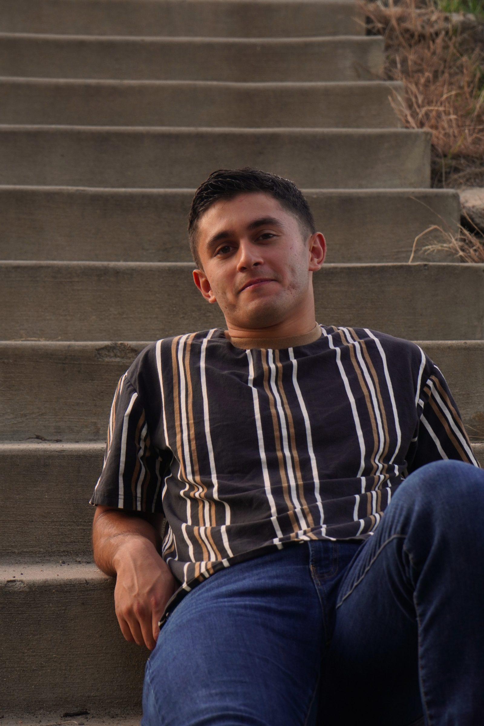 Senior portrait from Dominic's session