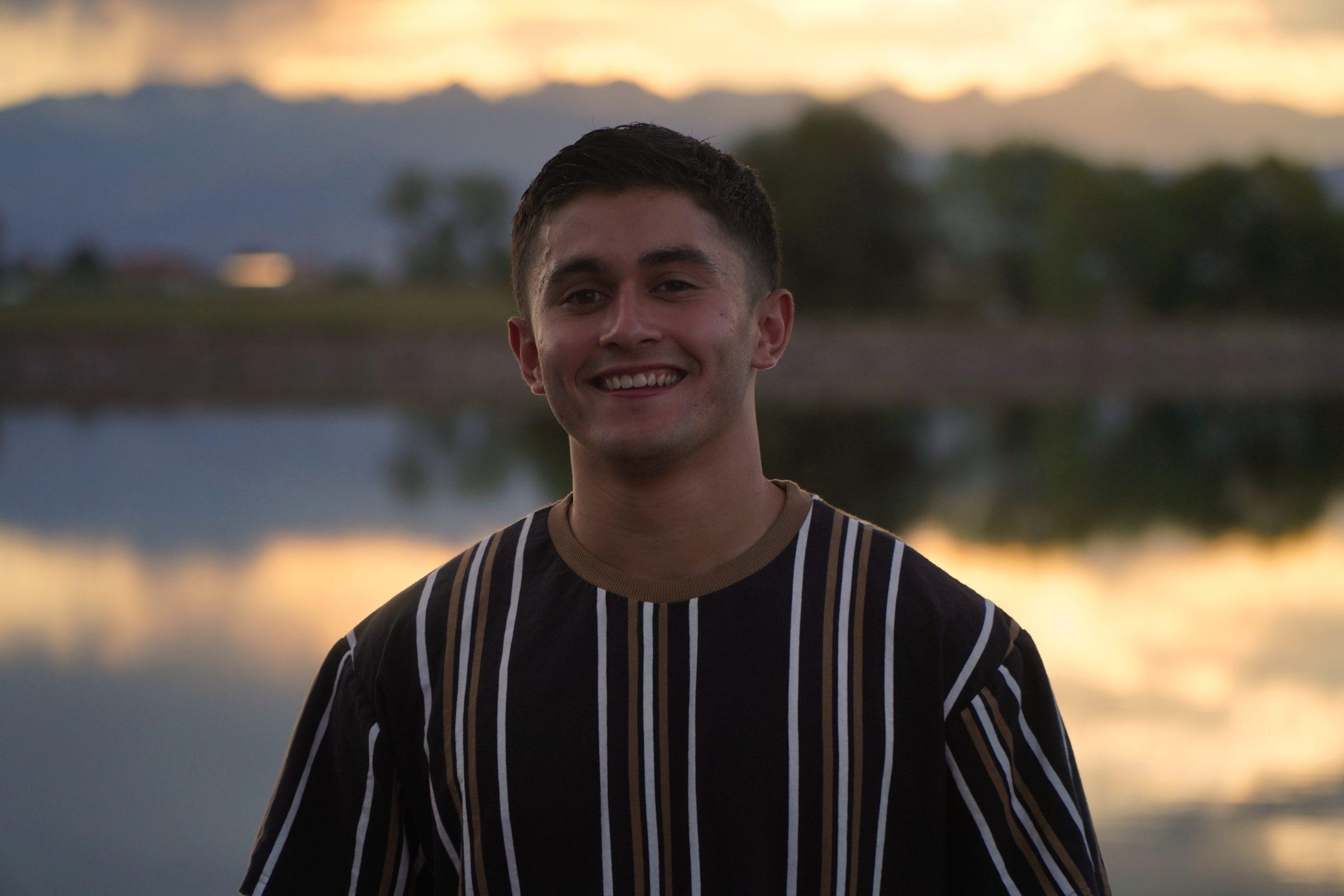 Senior portrait from Dominic's session