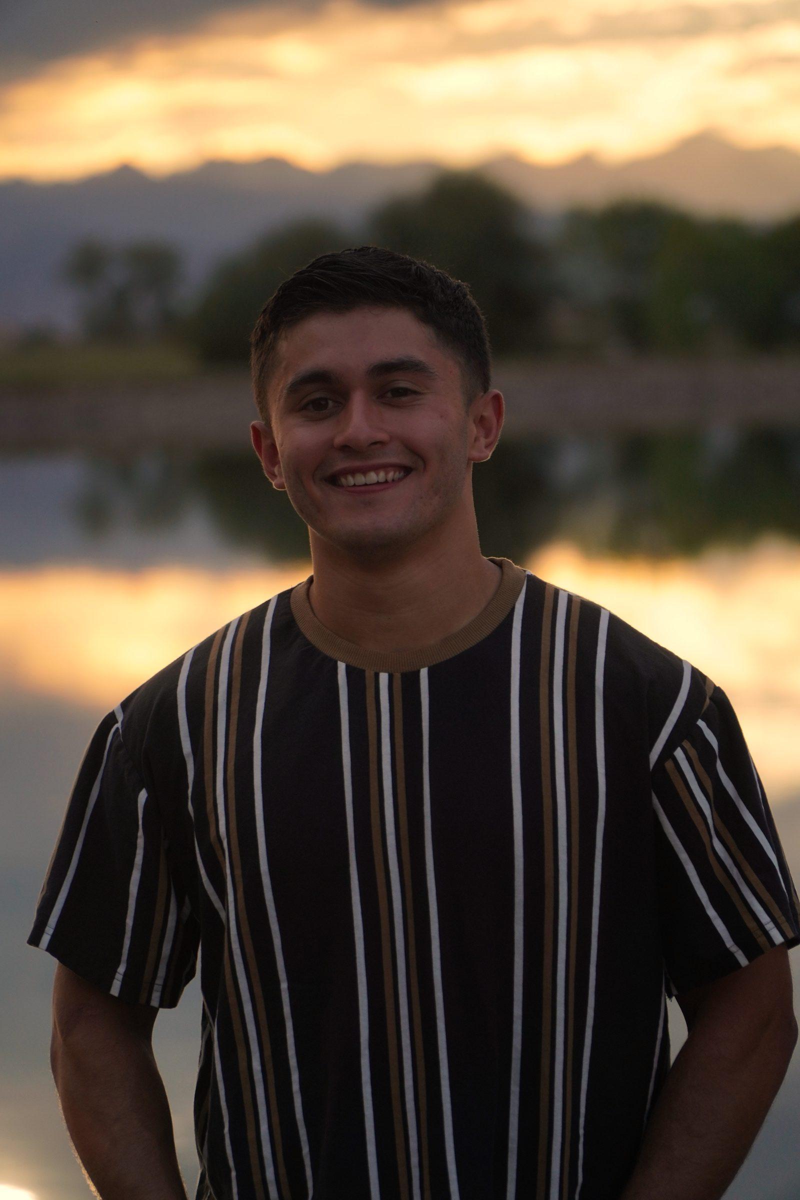 Senior portrait from Dominic's session