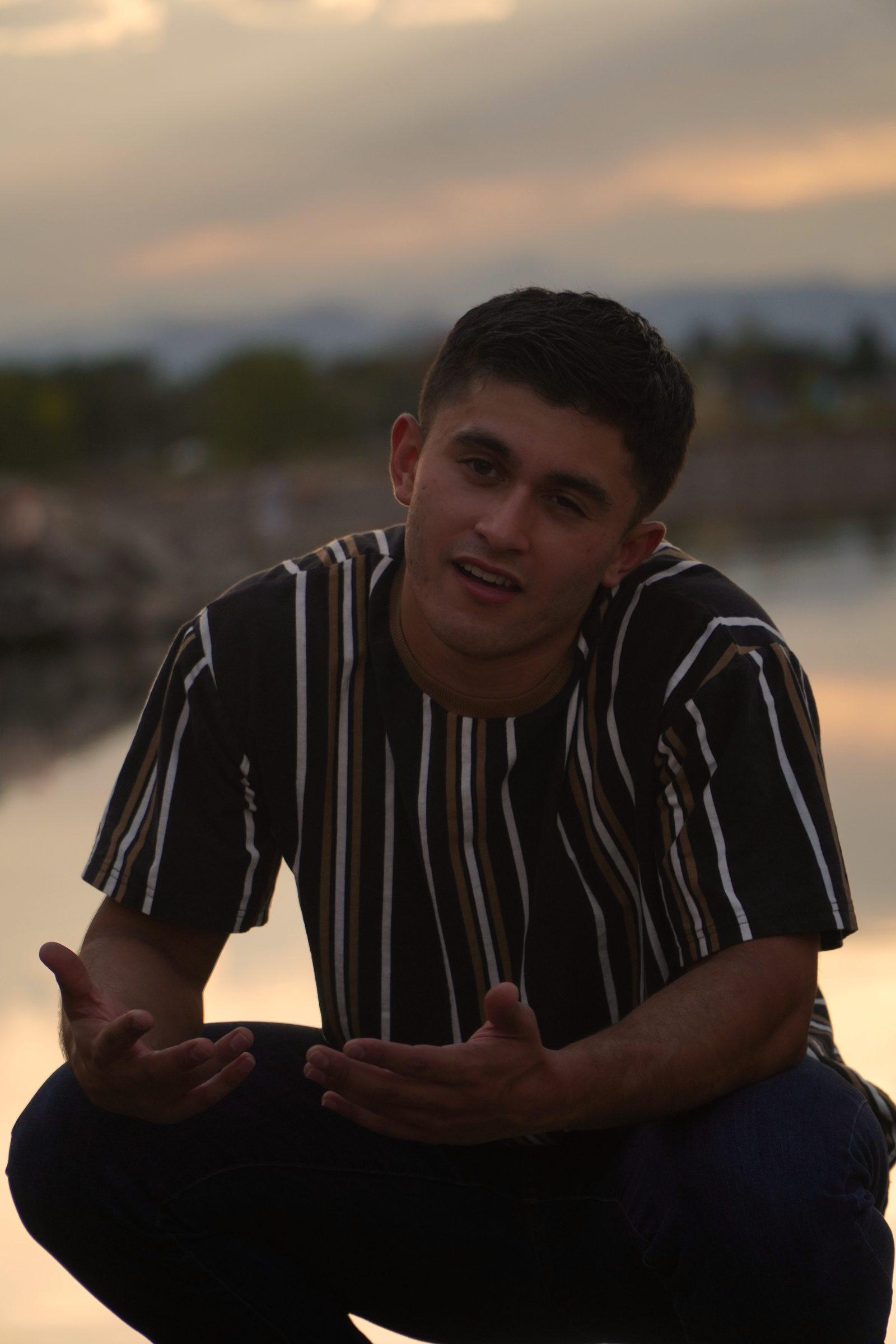 Senior portrait from Dominic's session