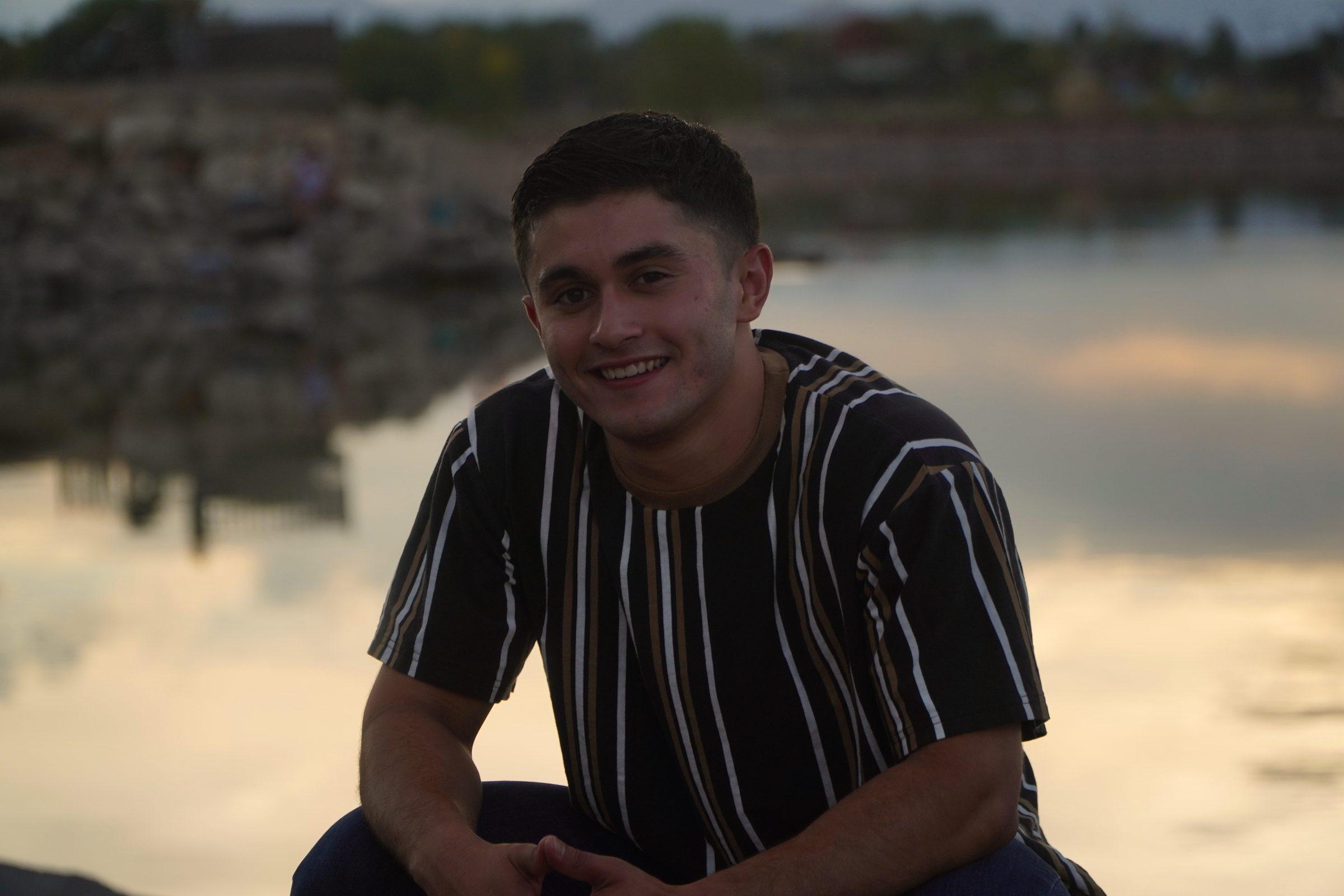 Senior portrait from Dominic's session