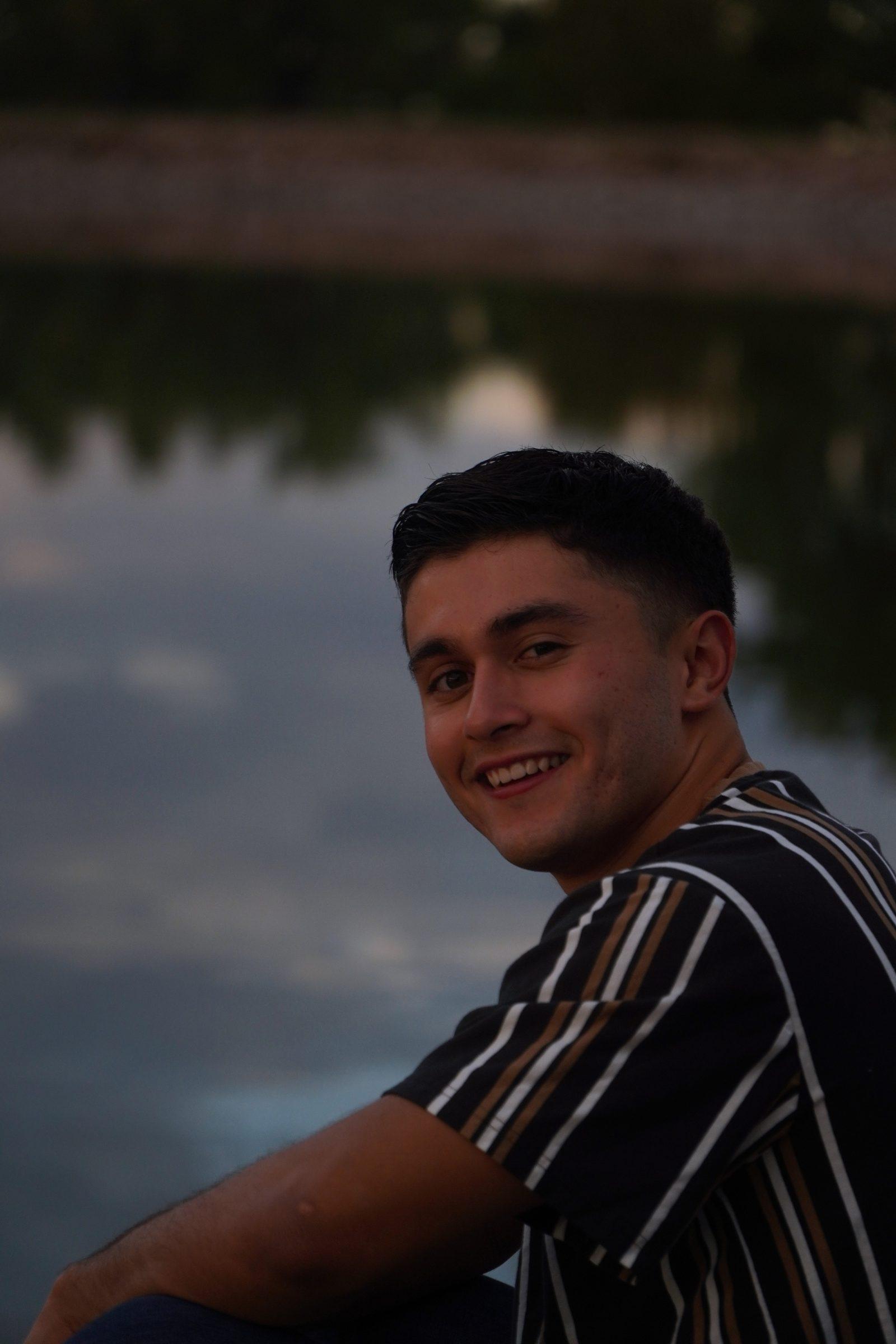 Senior portrait from Dominic's session