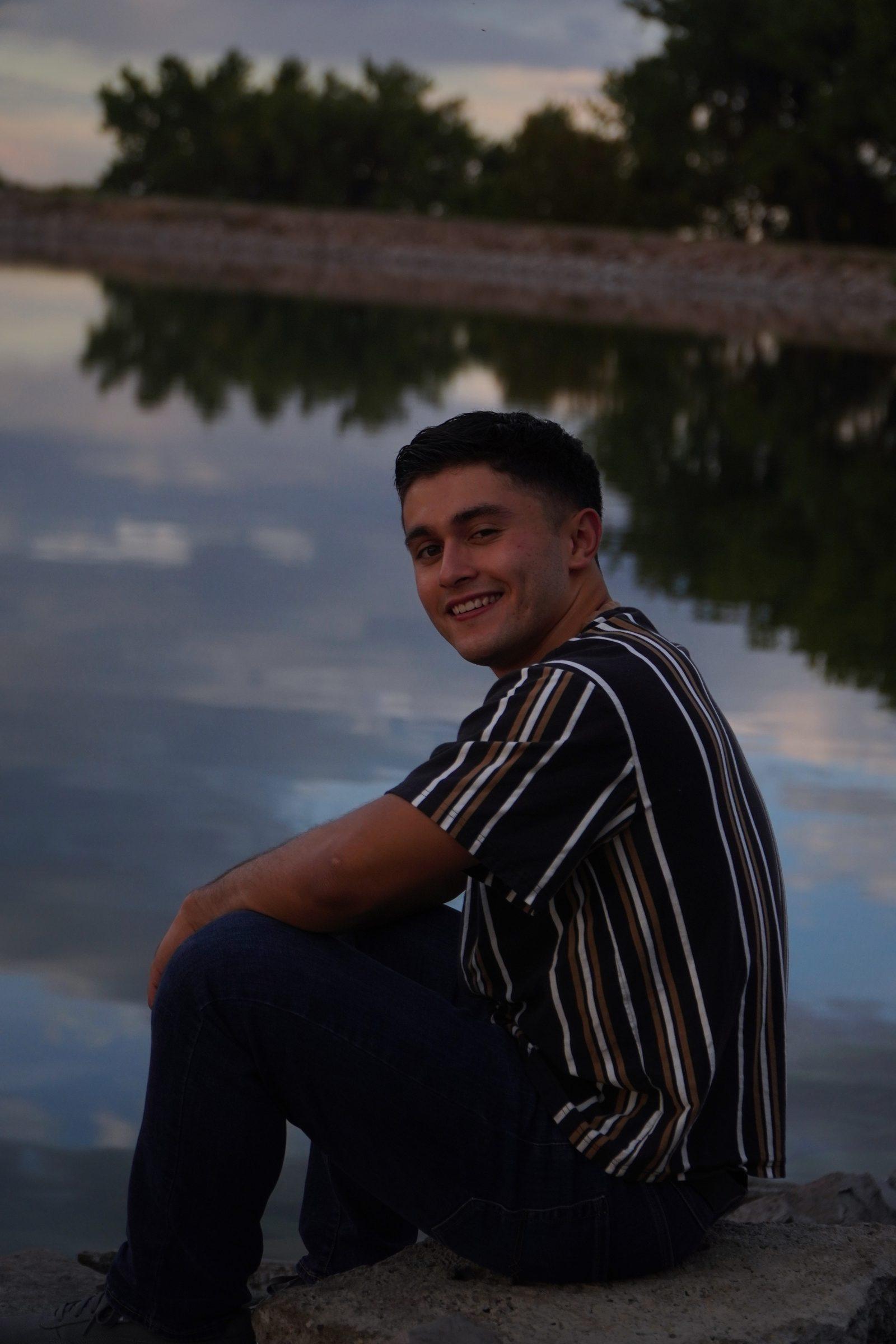 Senior portrait from Dominic's session