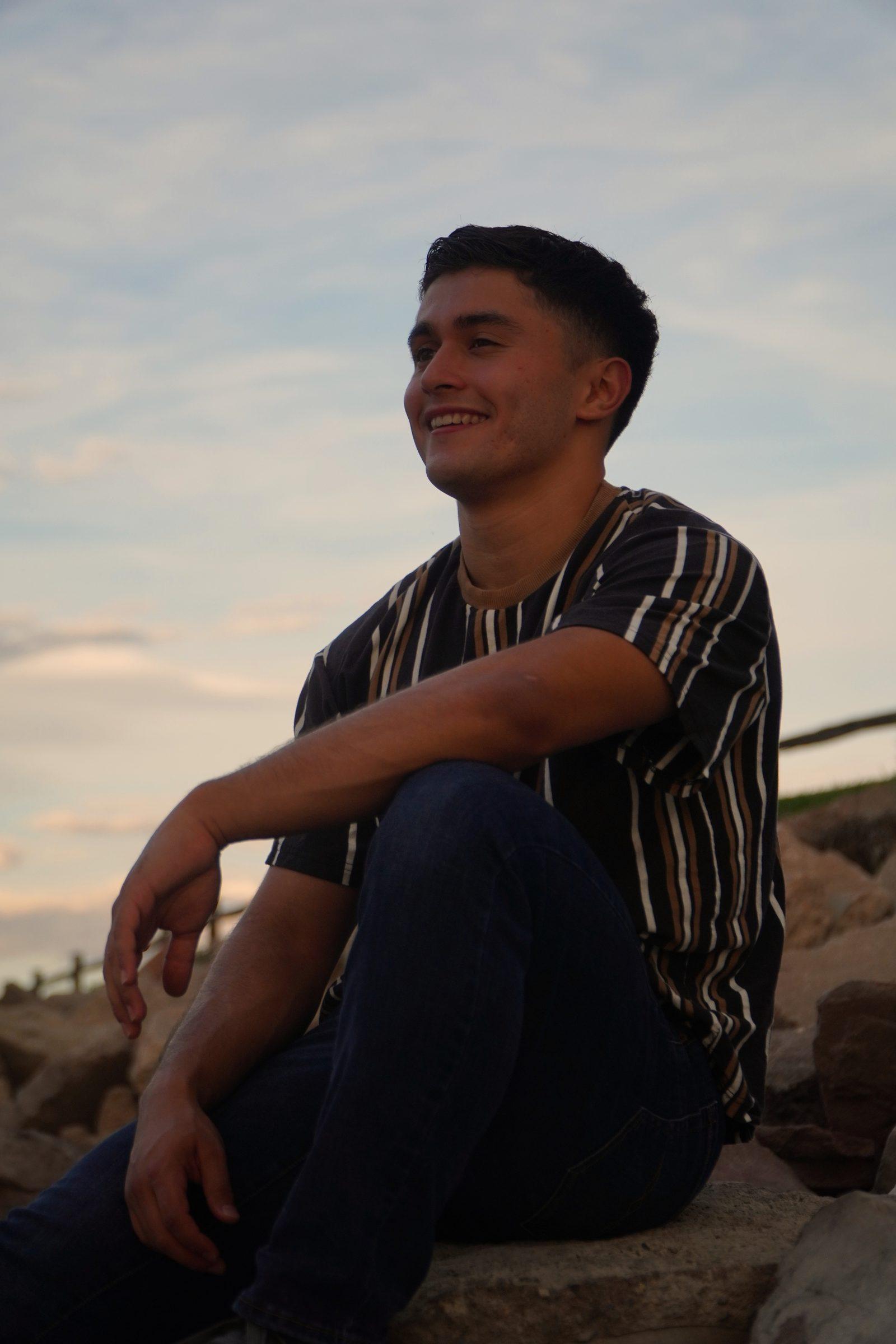 Senior portrait from Dominic's session